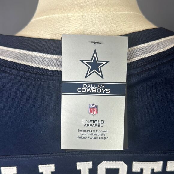 Men's Nike Ezekiel Elliott #21 Dallas Cowboys On Field Dri-Fit NFL Jersey XL NWT - Picture 5 of 15